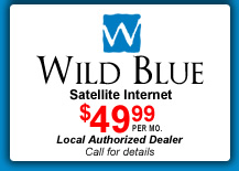 Wild Blue Satellite Internet